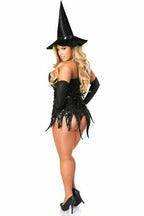 Daisy Corsets Top Drawer Sequin Witch Corset Dress Costume - Daisy Corsets - Flyclothing LLC