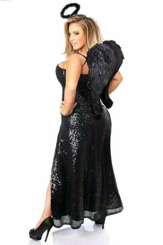 Daisy Corsets Top Drawer Premium Dark Angel Corset Costume - Daisy Corsets - Flyclothing LLC