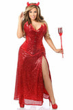Daisy Corsets Top Drawer 4 PC Premium Devil Corset Costume - Daisy Corsets