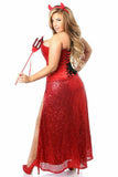 Daisy Corsets Top Drawer 4 PC Premium Devil Corset Costume - Daisy Corsets
