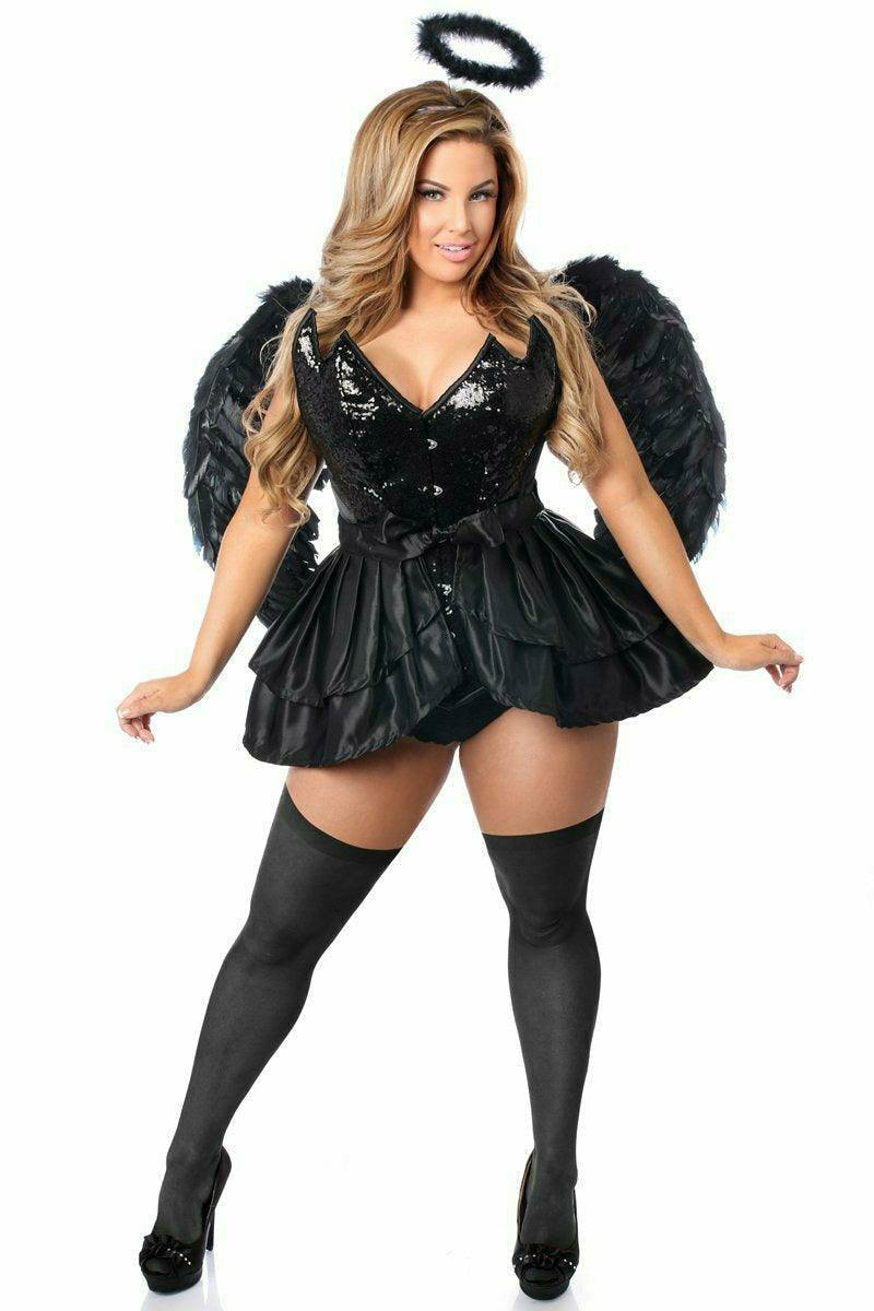 Daisy Corsets Top Drawer 4 PC Fallen Angel Corset Costume - Daisy Corsets