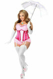 Daisy Corsets Top Drawer 6 PC Sexy Pink Princess Corset Costume - Daisy Corsets