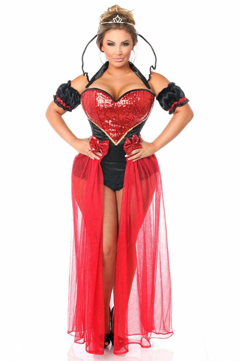 Daisy Corsets Top Drawer 6 PC Sexy Fairytale Red Queen Costume - Daisy Corsets