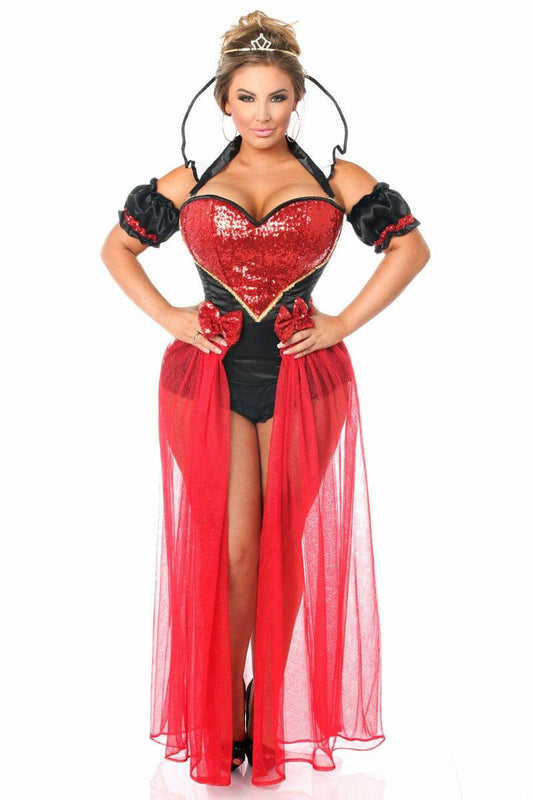 Daisy Corsets Top Drawer 6 PC Sexy Fairytale Red Queen Costume - Daisy Corsets