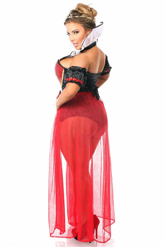 Daisy Corsets Top Drawer 6 PC Sexy Fairytale Red Queen Costume