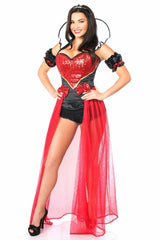 Daisy Corsets Top Drawer 6 PC Sexy Fairytale Red Queen Costume - Daisy Corsets