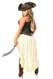 Daisy Corsets Top Drawer 4 PC Pirate Captain Costume - Daisy Corsets