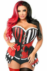 Daisy Corsets Top Drawer 3 PC Jokester Villian Corset Costume