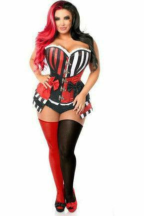 Daisy Corsets Top Drawer 3 PC Jokester Villian Corset Costume - Daisy Corsets