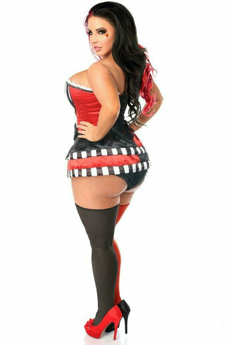 Daisy Corsets Top Drawer 3 PC Jokester Villian Corset Costume