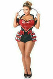Daisy Corsets Top Drawer 6 PC Royal Red Queen Corset Costume - Daisy Corsets