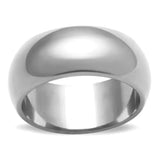 Alamode High Polished Stainless Steel Wide Band Ring - Alamode - Flyclothing LLC