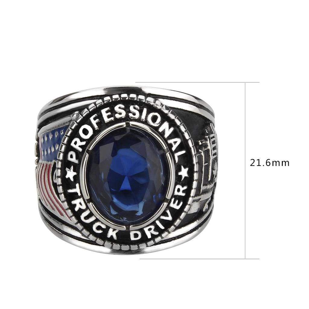 Alamode Trucker Ring in Montana Blue - Alamode - Flyclothing LLC