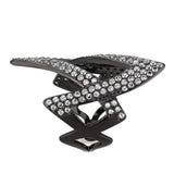 Alamode IP Black Stainless Steel Ring with AAA Grade CZ in Clear Ring - Alamode - Flyclothing LLC