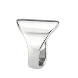 Alamode High polished (no plating) Stainless Steel Ring with NoStone in No Stone - Alamode
