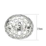 Alamode High polished (no plating) Stainless Steel Ring with NoStone in No Stone - Alamode
