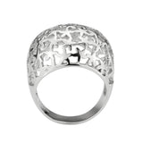 Alamode High polished (no plating) Stainless Steel Ring with NoStone in No Stone - Alamode