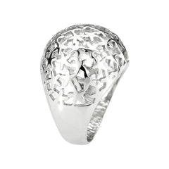 Alamode High polished (no plating) Stainless Steel Ring with NoStone in No Stone - Alamode
