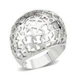 Alamode High polished (no plating) Stainless Steel Ring with NoStone in No Stone - Alamode