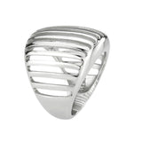 Alamode High polished (no plating) Stainless Steel Ring with NoStone in No Stone - Alamode
