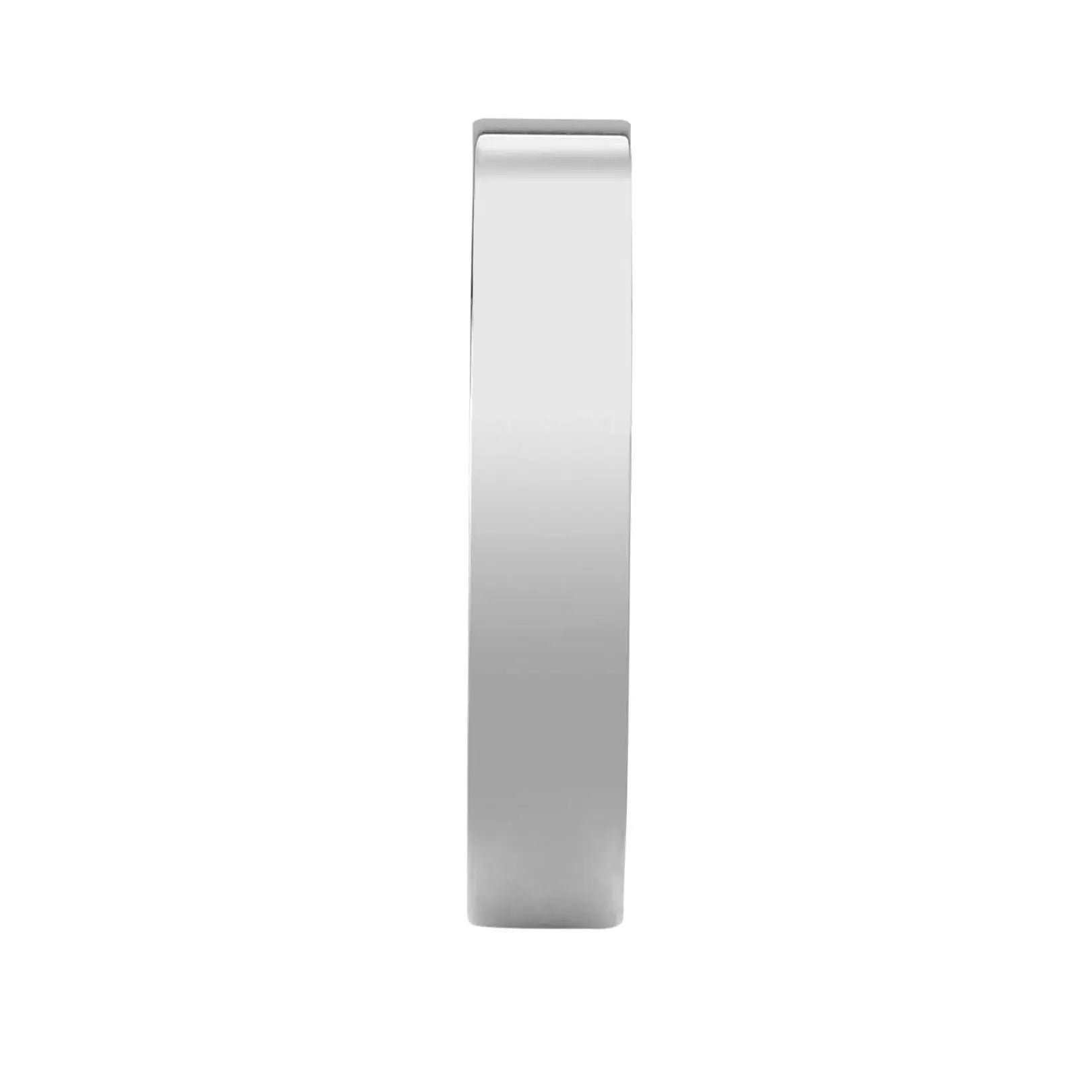 Alamode High Polished( No Plated) Stainless Steel Ring with Top Grade Crystal in Clear - Alamode - Flyclothing LLC
