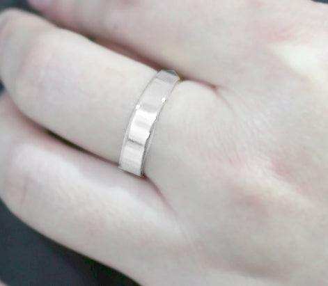 Alamode High Polished( No Plated) Stainless Steel Ring with Top Grade Crystal in Clear - Alamode