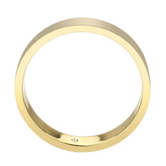 Alamode IP Gold Stainless Steel Ring with Top Grade Crystal in Clear - Alamode