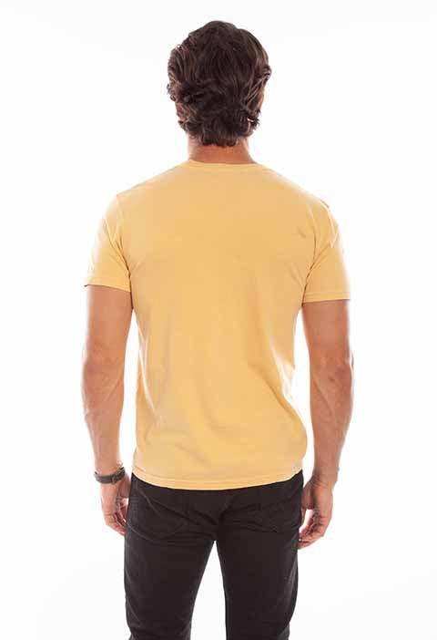 Scully Leather 100% Cotton New Mustard Short Sleeve T-Shirt - Scully Leather - Flyclothing LLC