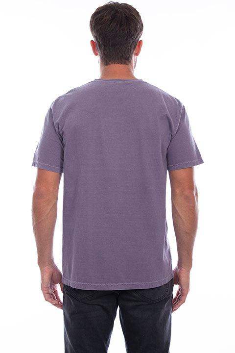 Scully Leather Wine Short Sleeve Tee Shirt - Scully Leather - Flyclothing LLC