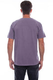 Scully Leather Wine Short Sleeve Tee Shirt - Scully Leather