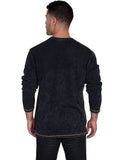 Scully CHARCOAL L/S RIB KNIT SHIRT - Scully Leather