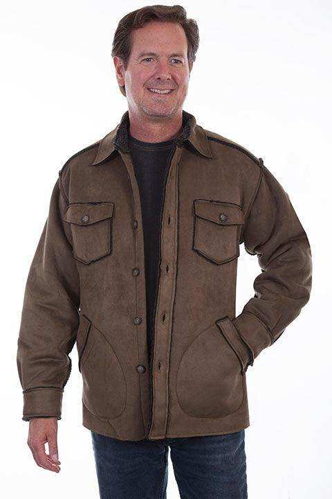 Scully BARK FAUX SHERPA LINED JACKET - Scully Leather - Flyclothing LLC
