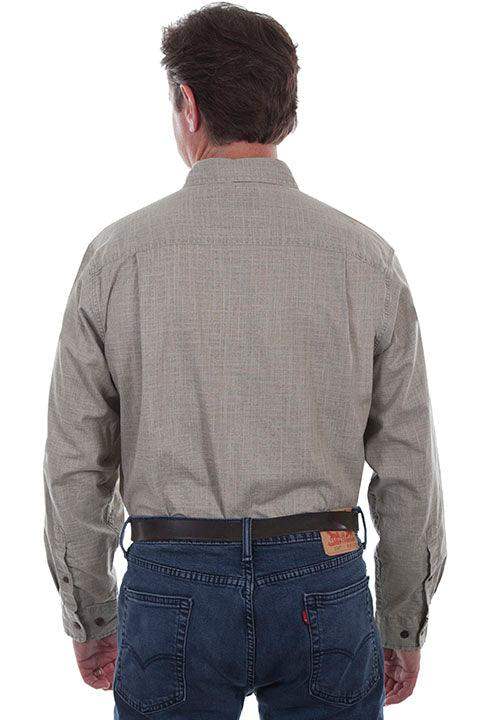 Scully CAFE VINTAGE COTTON SLUB SHIRT - Scully Leather - Flyclothing LLC