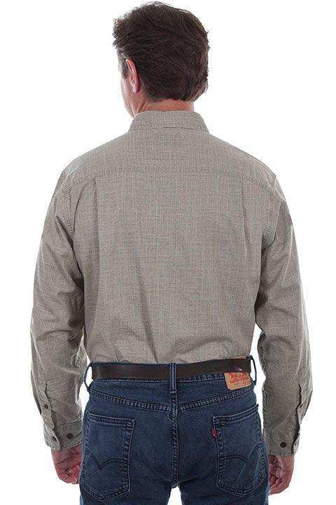 Scully CAFE VINTAGE COTTON SLUB SHIRT - Scully Leather - Flyclothing LLC