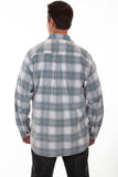 Scully STONE-JADE CORDUROY PLAID SHIRT - Scully Leather