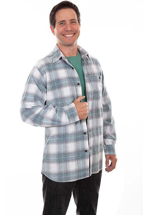 Scully STONE-JADE CORDUROY PLAID SHIRT - Scully Leather - Flyclothing LLC