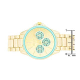 Chrono Gold Metal Watch - JGI - Flyclothing LLC