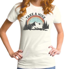 Take a hike vintage white girls tee - Flyclothing LLC