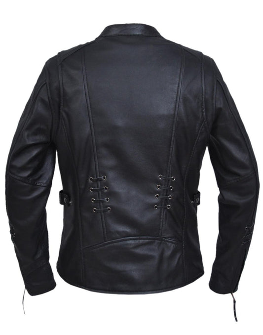 Unik International Ladies Premium Leather Jacket - Flyclothing LLC