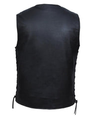 Unik International Mens Ultra Leather Vest 2611.AGR - Flyclothing LLC