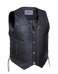 Unik International Mens Premium Leather Vest 2608.2B