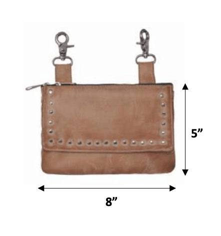 Unik International Ladies Leather Clip on Bag - Flyclothing LLC