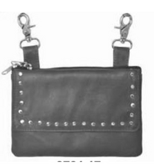 Unik International Ladies Leather Clip on Bag