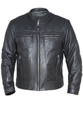 Unik International Mens Ultra Leather Jacket