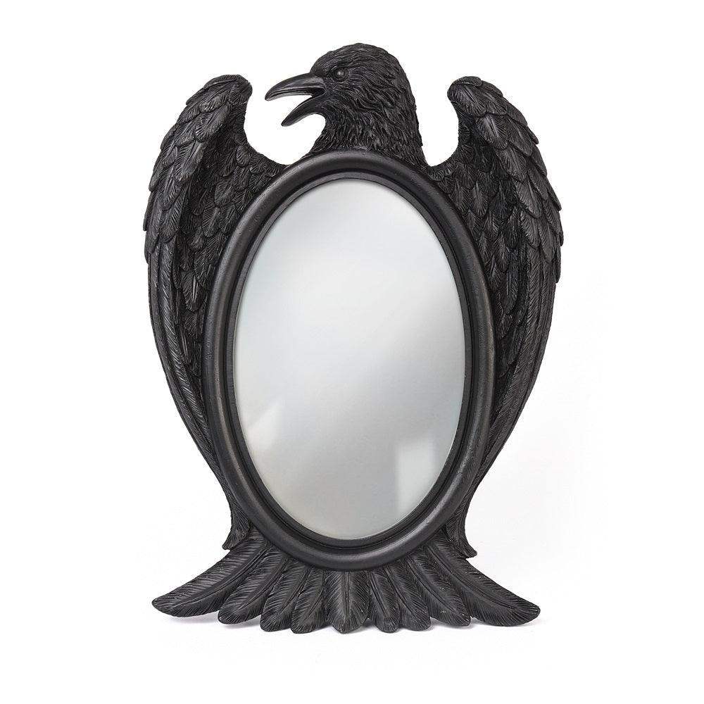 The Vault Black Raven Mirror - Alchemy Gothic - Flyclothing LLC
