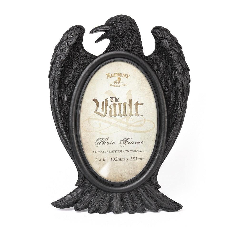 The Vault Black Raven Photo Frame - Alchemy Gothic