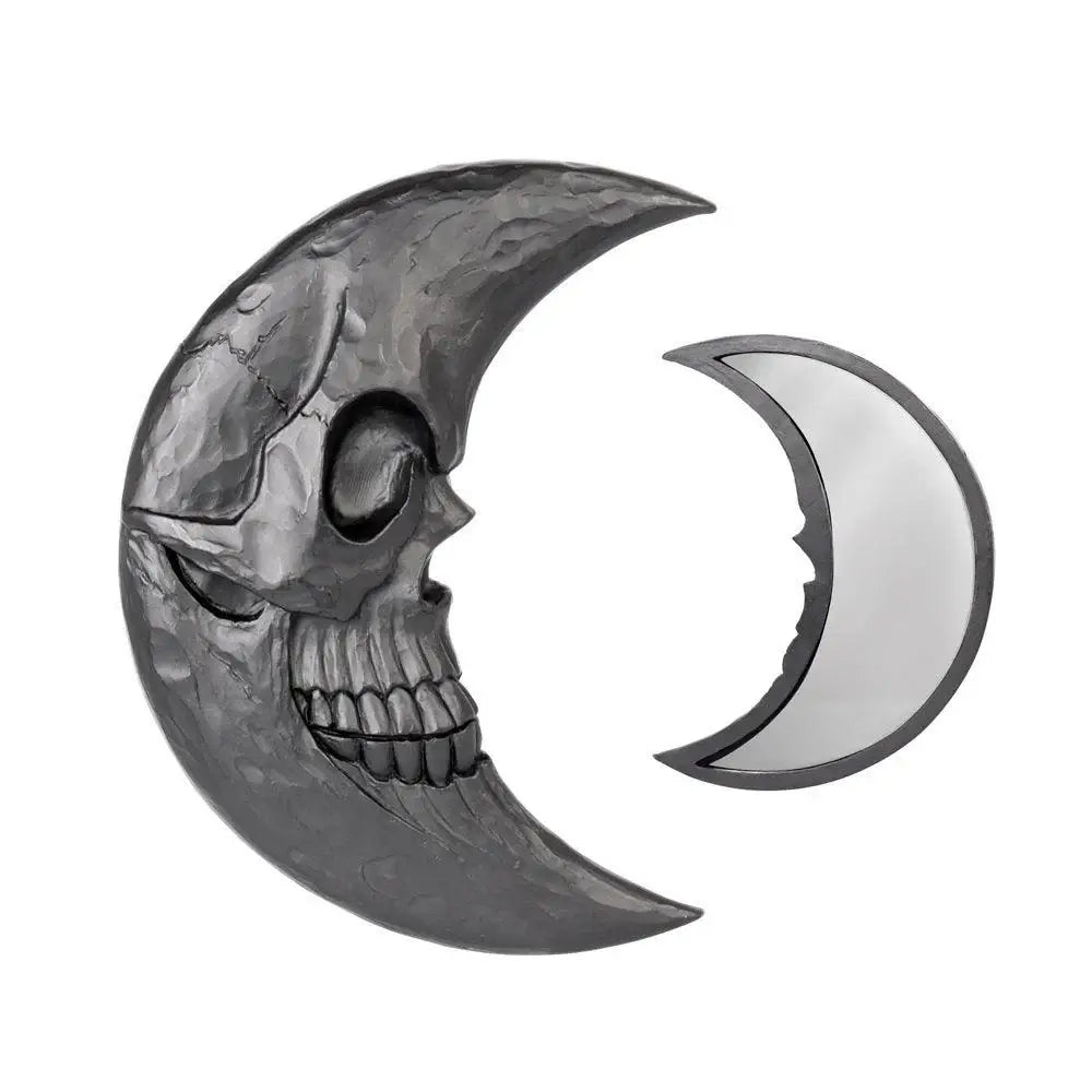 The Vault Black Moon Hand Mirror - Alchemy Gothic - Flyclothing LLC