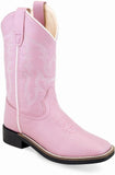 Old West Pink Children Toe Boots - Old West