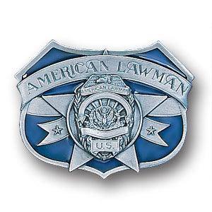 American Lawman Enameled Belt Buckle - Siskiyou Buckle