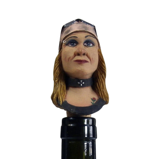 Highway Rose Biker Western Wine Bottle Stopper - Rockmount Clothing